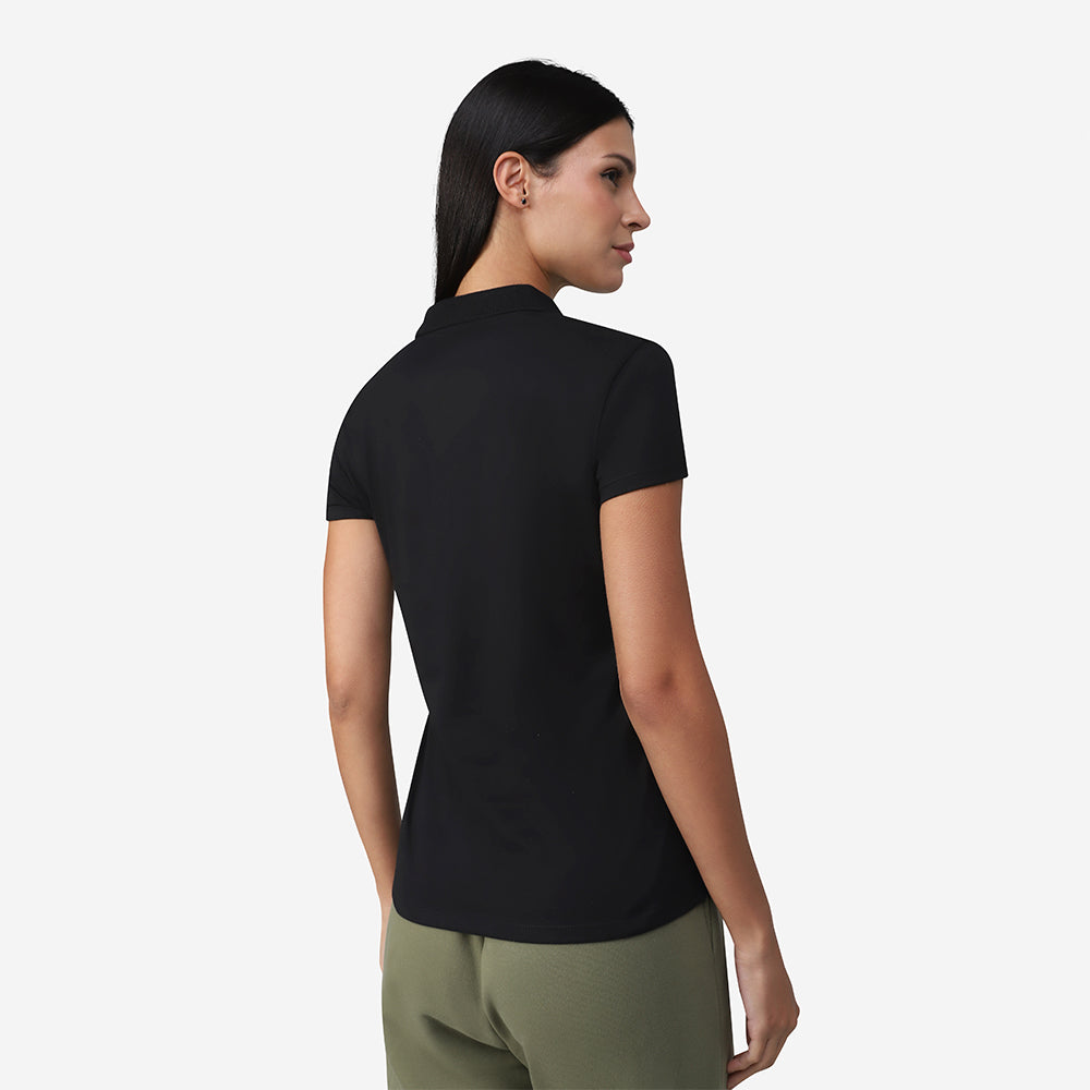 Camisa Polo Feminina - Preto
