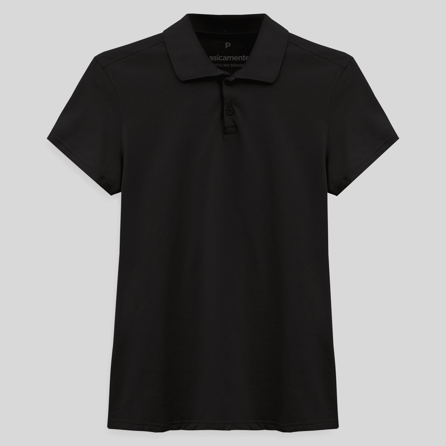 Camisa Polo Feminina - Preto