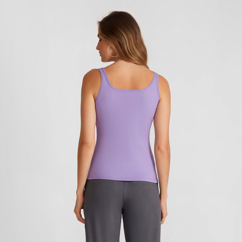Camisa Polo Feminina - Lilás
