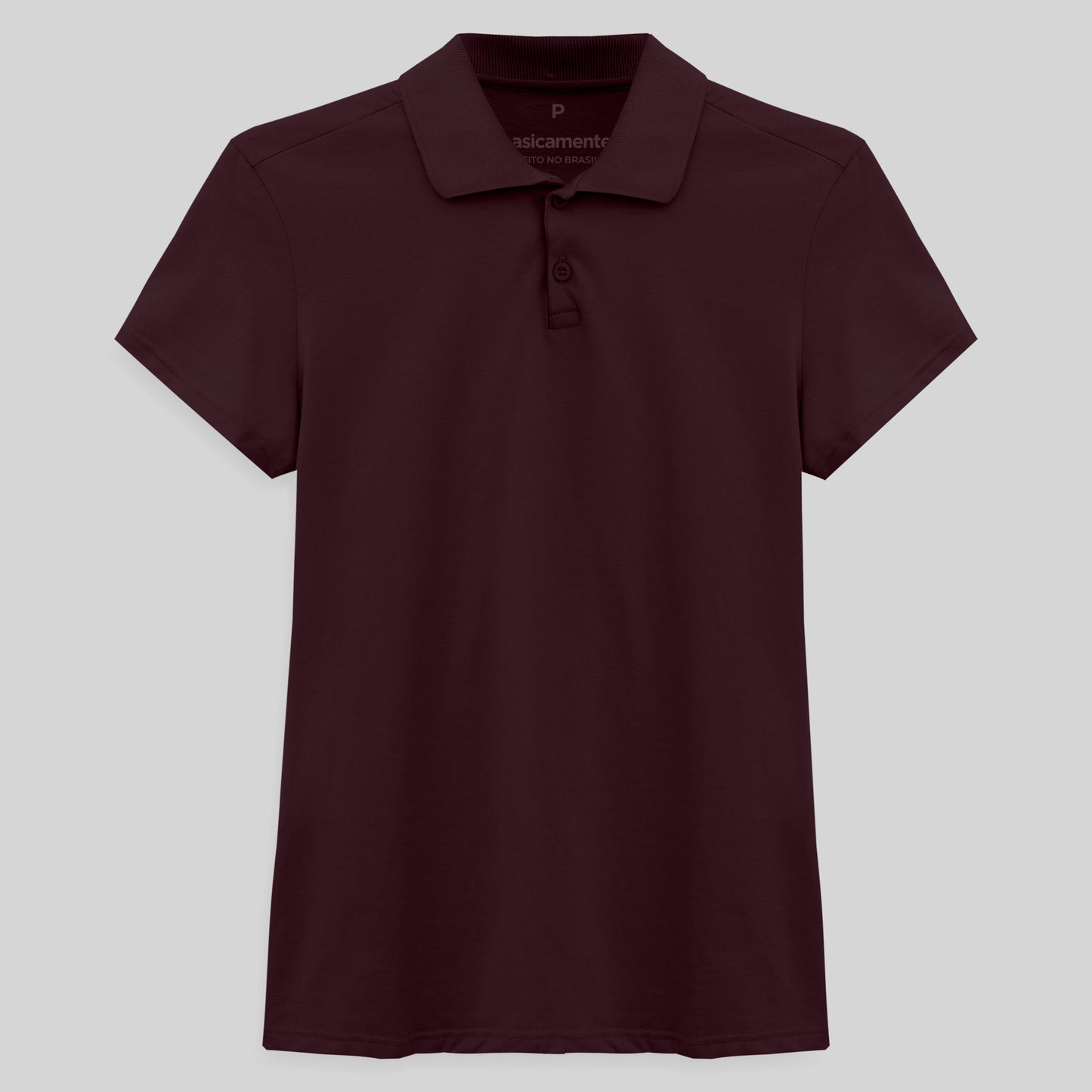 Camisa Polo Feminina - Vermelho Vinho