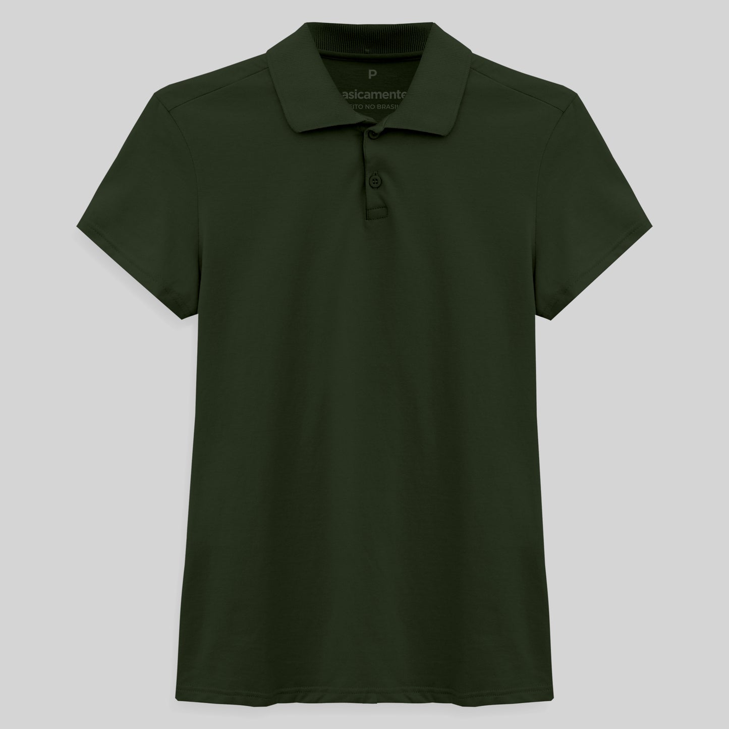 Camisa Polo Feminina - Verde Selva