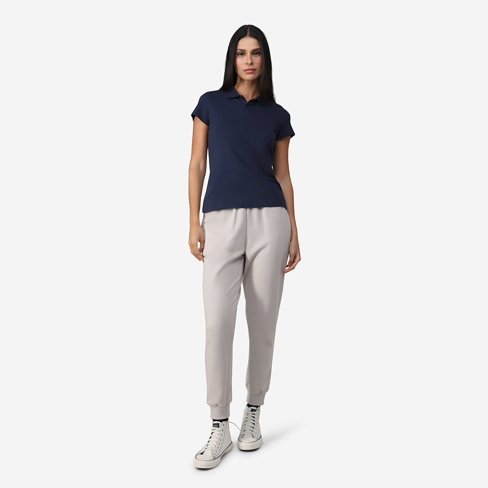 Camisa Polo Feminina - Azul Marinho
