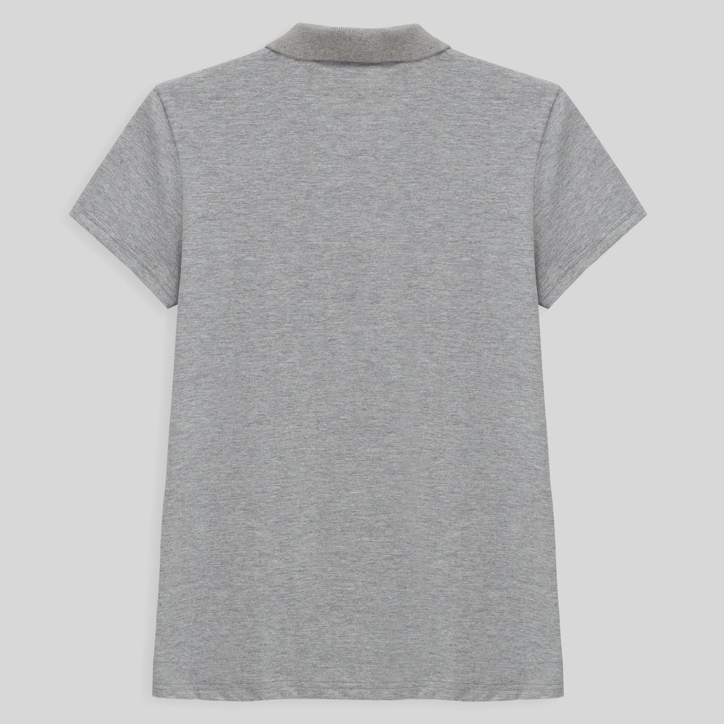 Camisa Polo Feminina - Mescla Claro