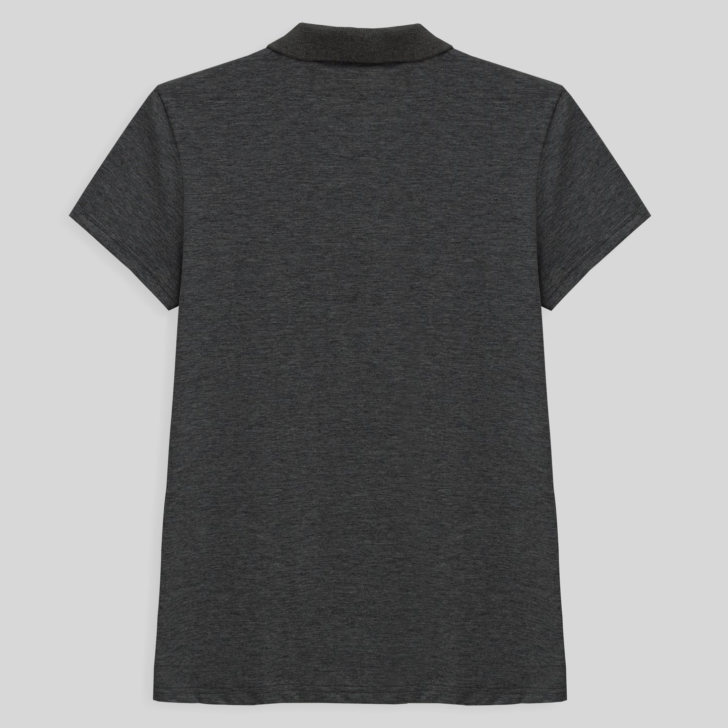 Camisa Polo Feminina - Mescla Escuro