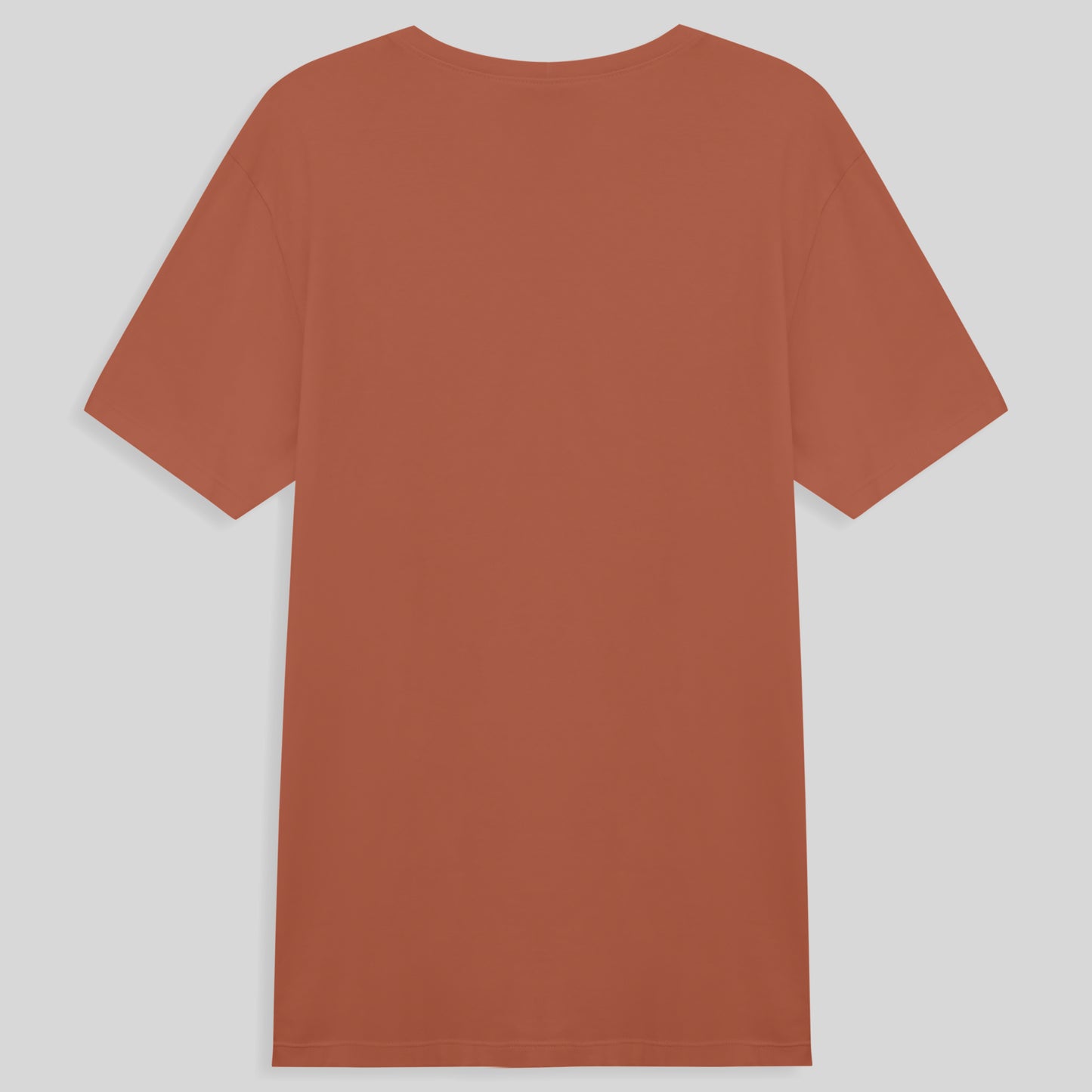 Camiseta Básica Masculina - Marrom Telha