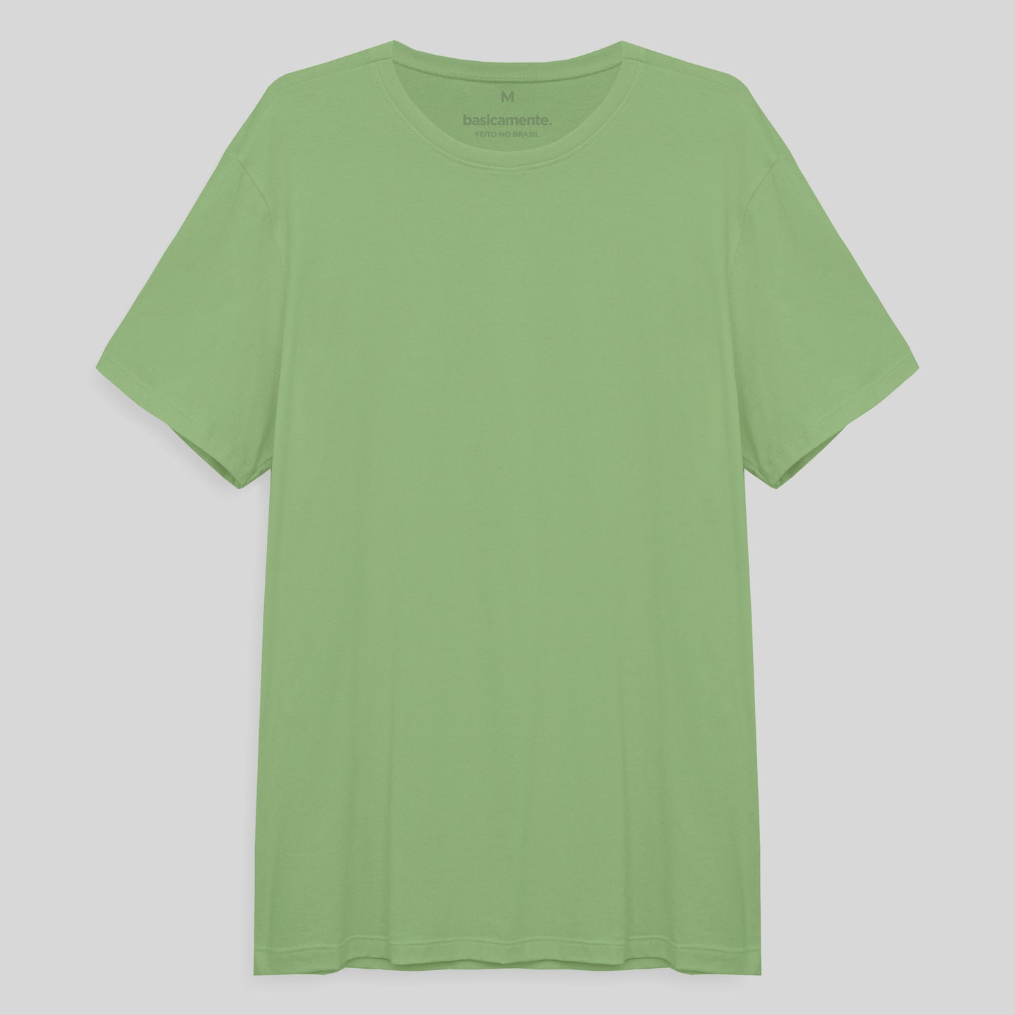 Camiseta Básica Masculina - Verde Jade
