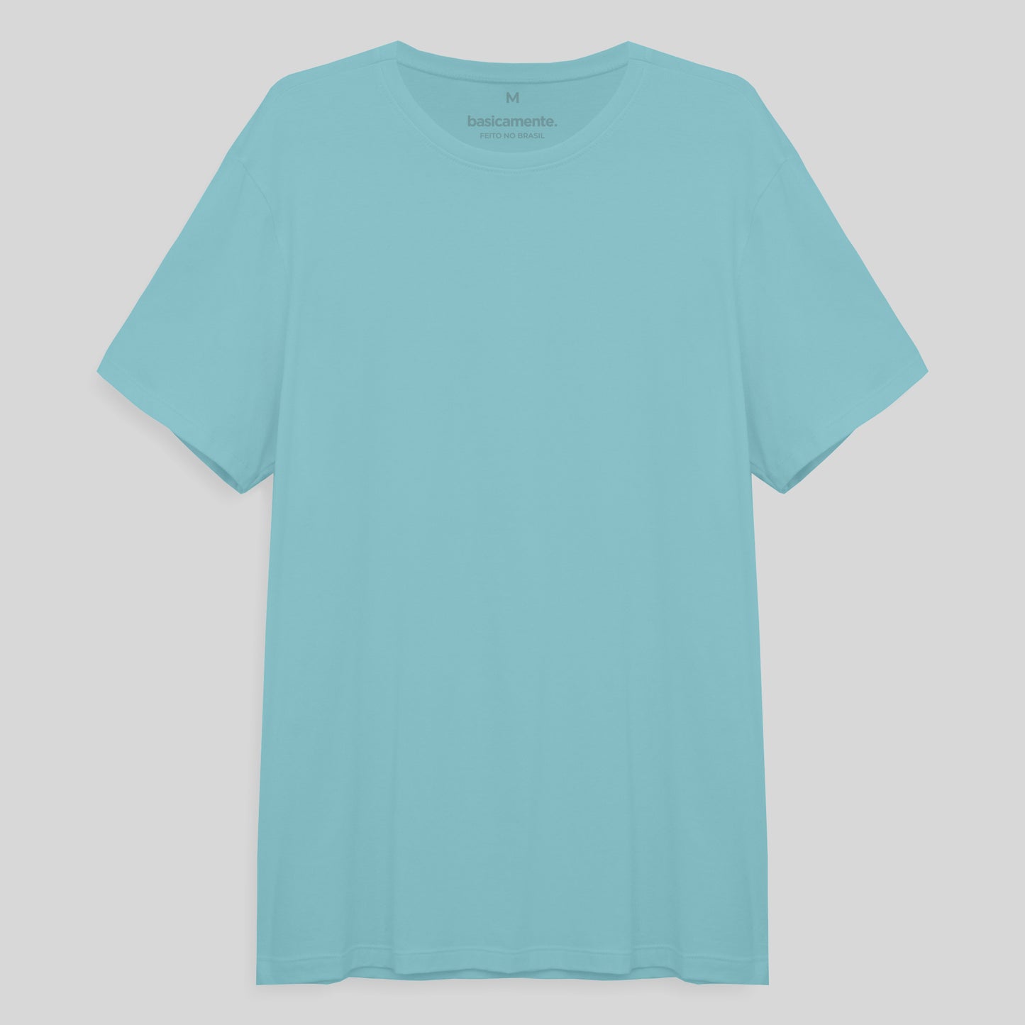 Camiseta Básica Masculina - Azul Claro