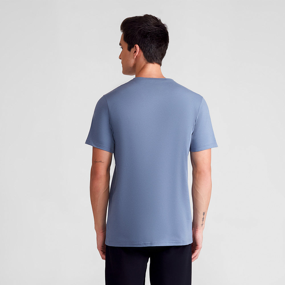 Camiseta Básica Masculina - Azul Cobalto