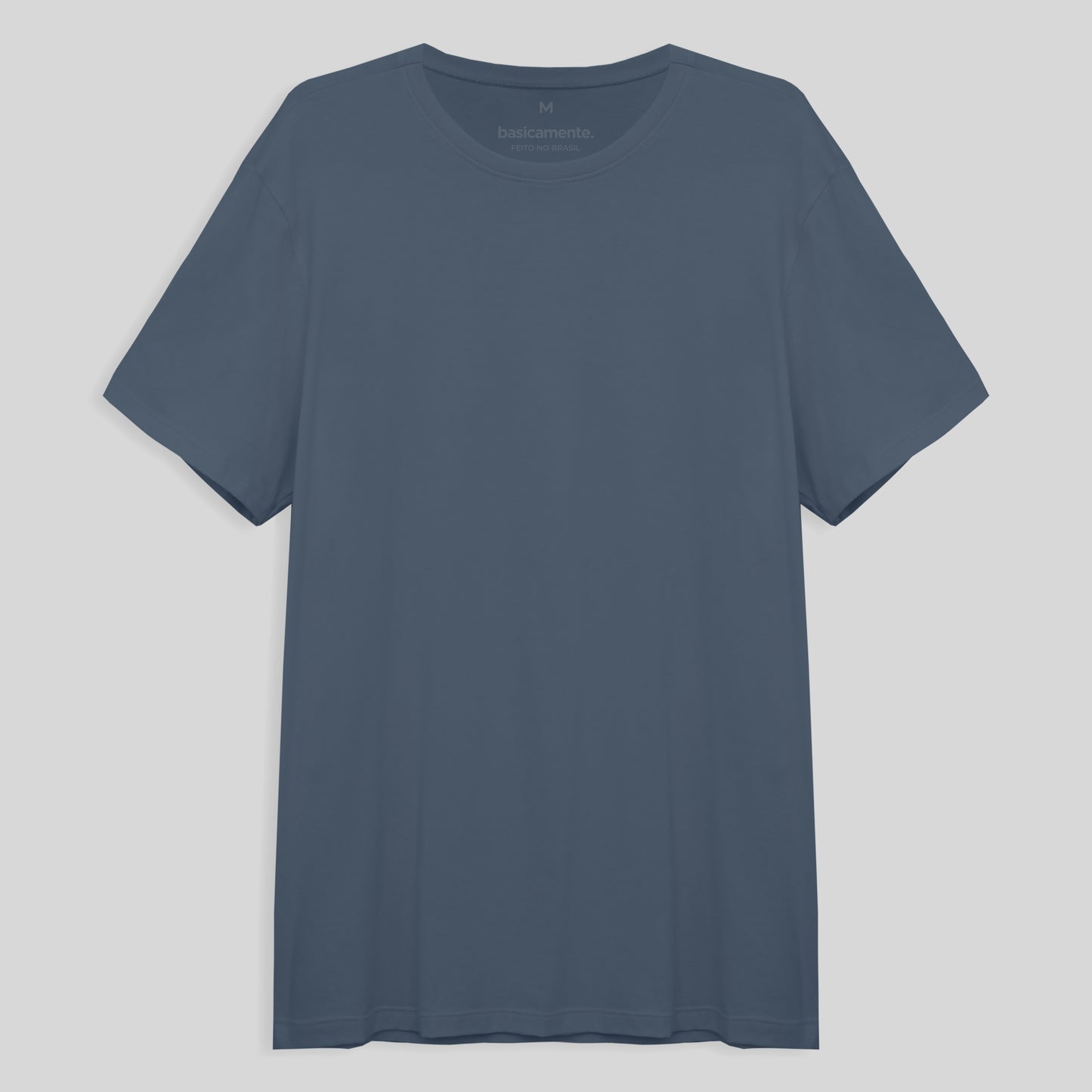 Camiseta Básica Masculina - Azul Cobalto