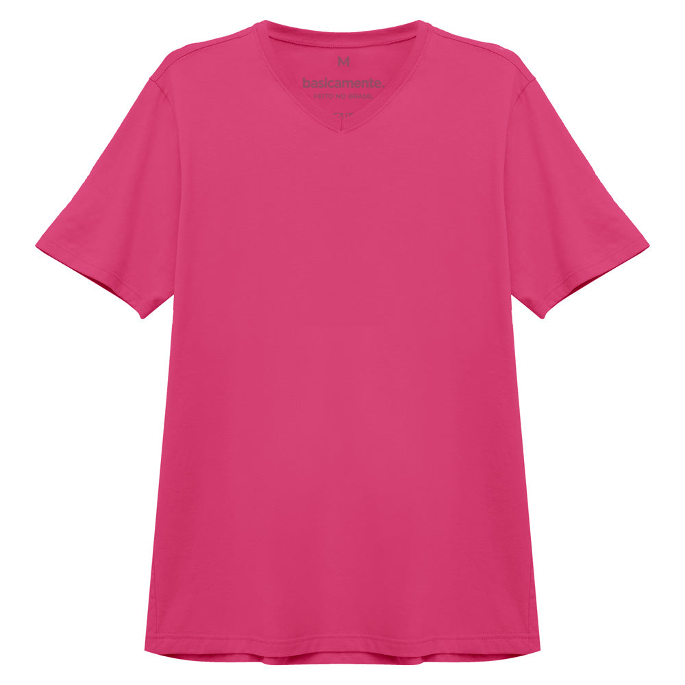 Camiseta Básica Masculina - Pink