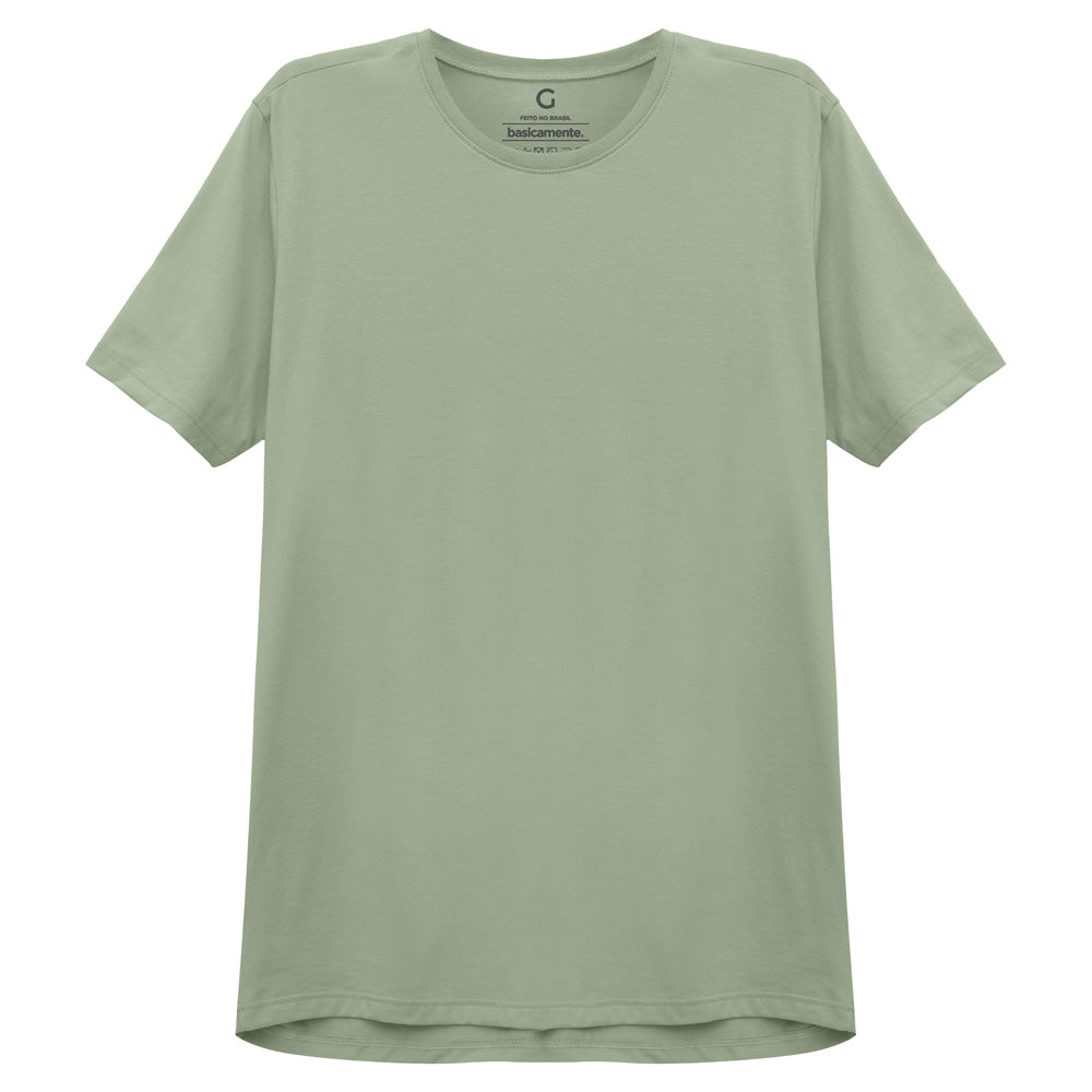 Camiseta Básica Masculina - Verde Oliva