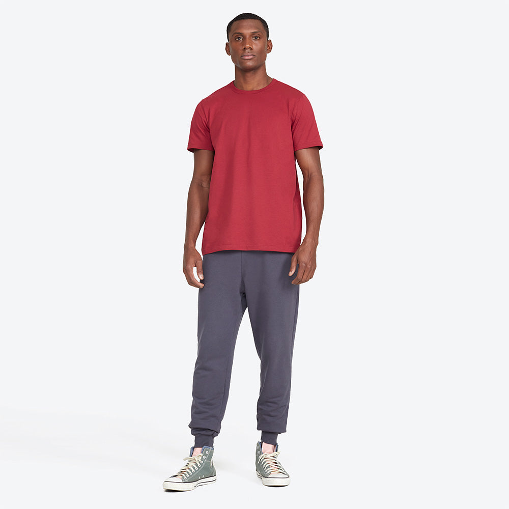 Camiseta Básica Masculina - Marsala
