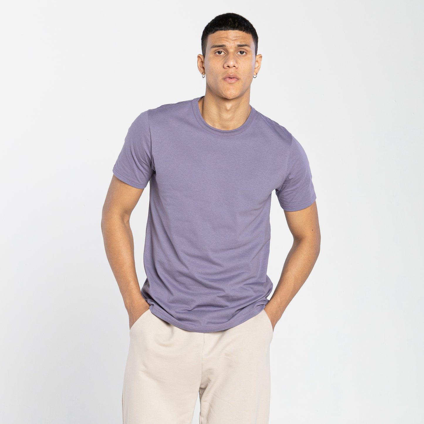 Camiseta Básica Masculina - Mirtilo