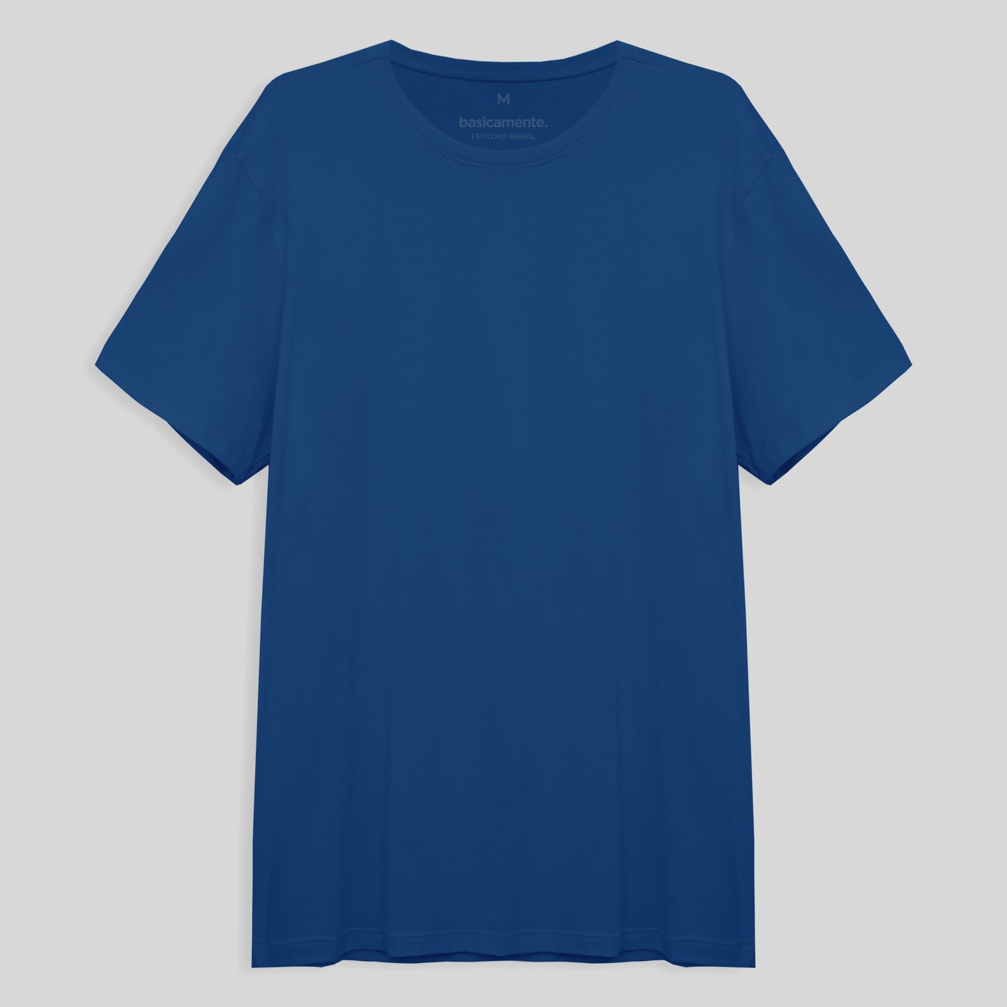 Camiseta Básica Masculina - Azul