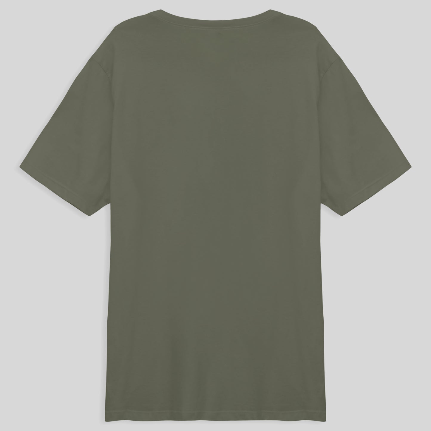 Camiseta Básica Plus Masculina - Verde Militar