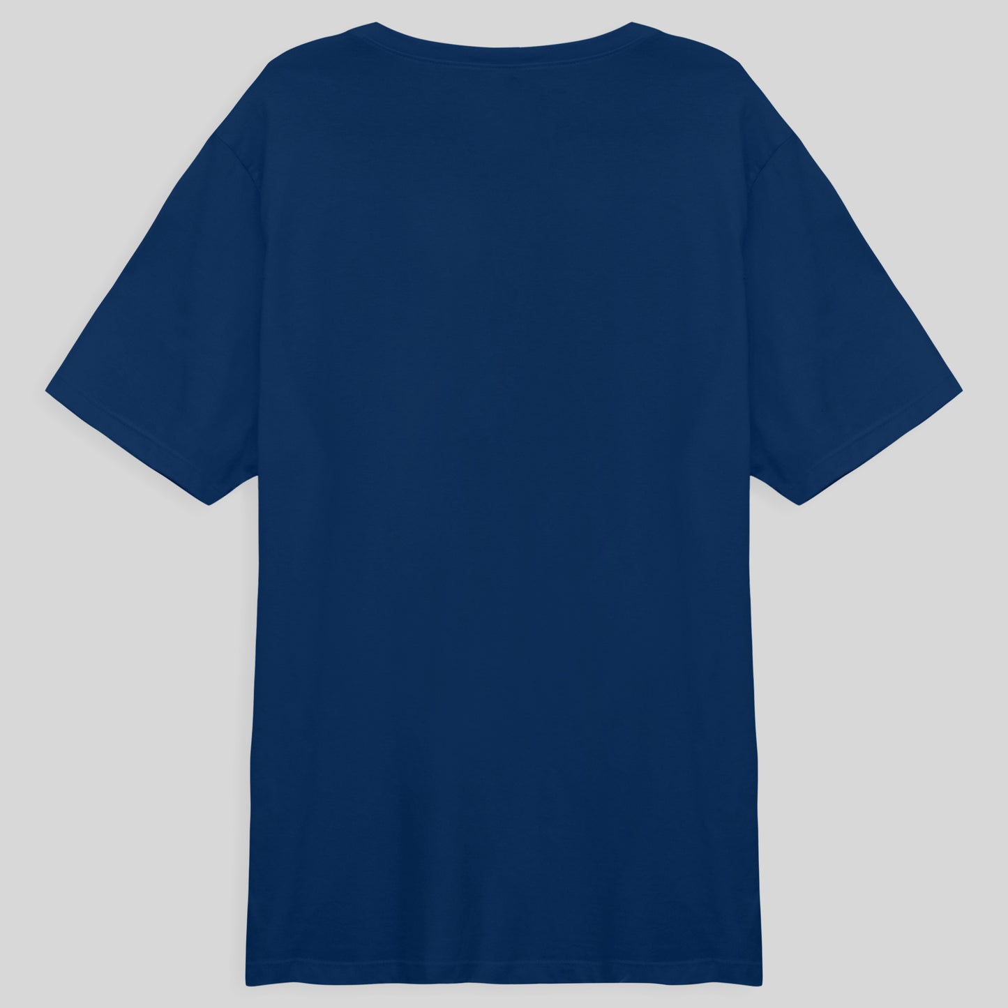 Camiseta Básica Plus Masculina - Azul Bic