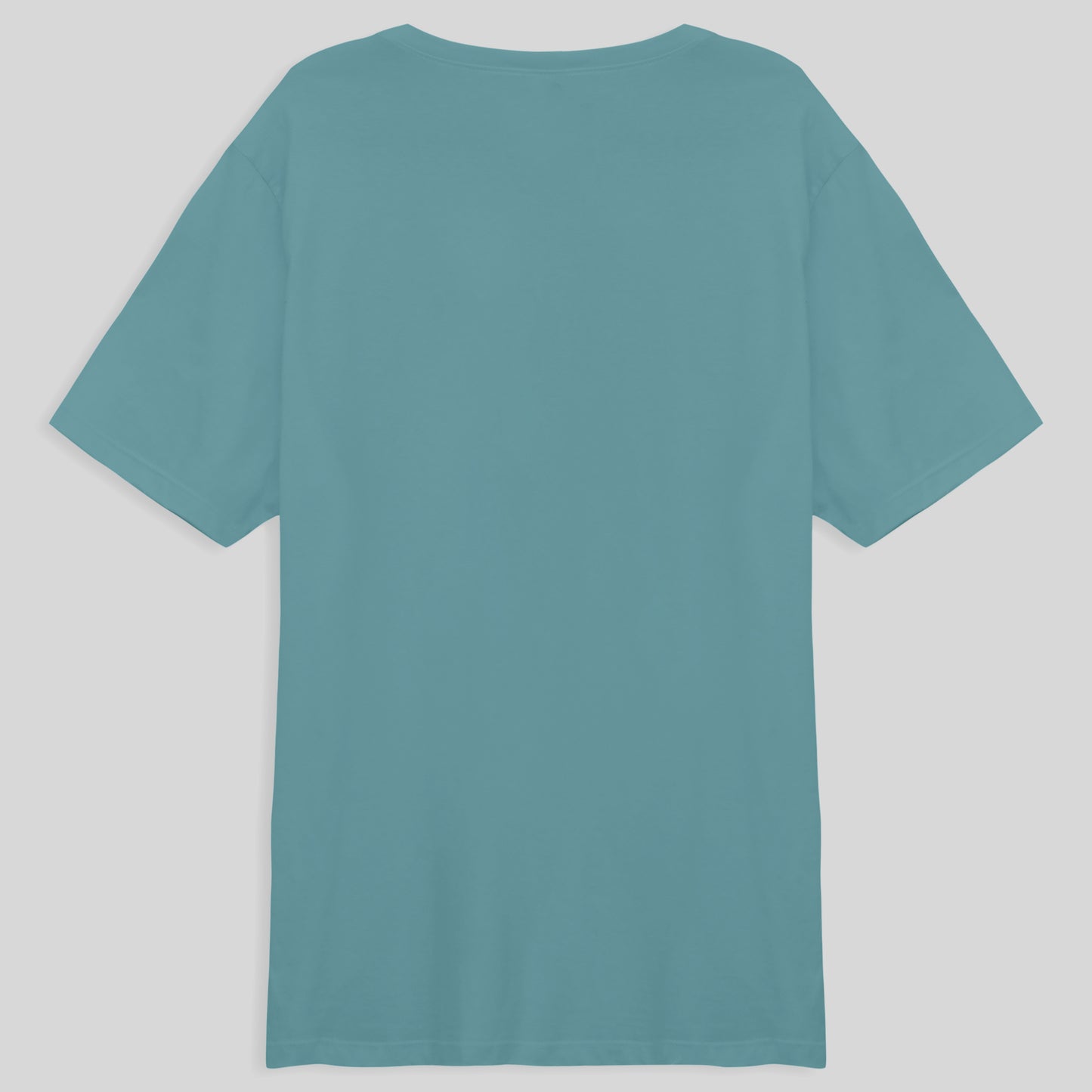 Camiseta Básica Plus Masculina - Azul Turquesa