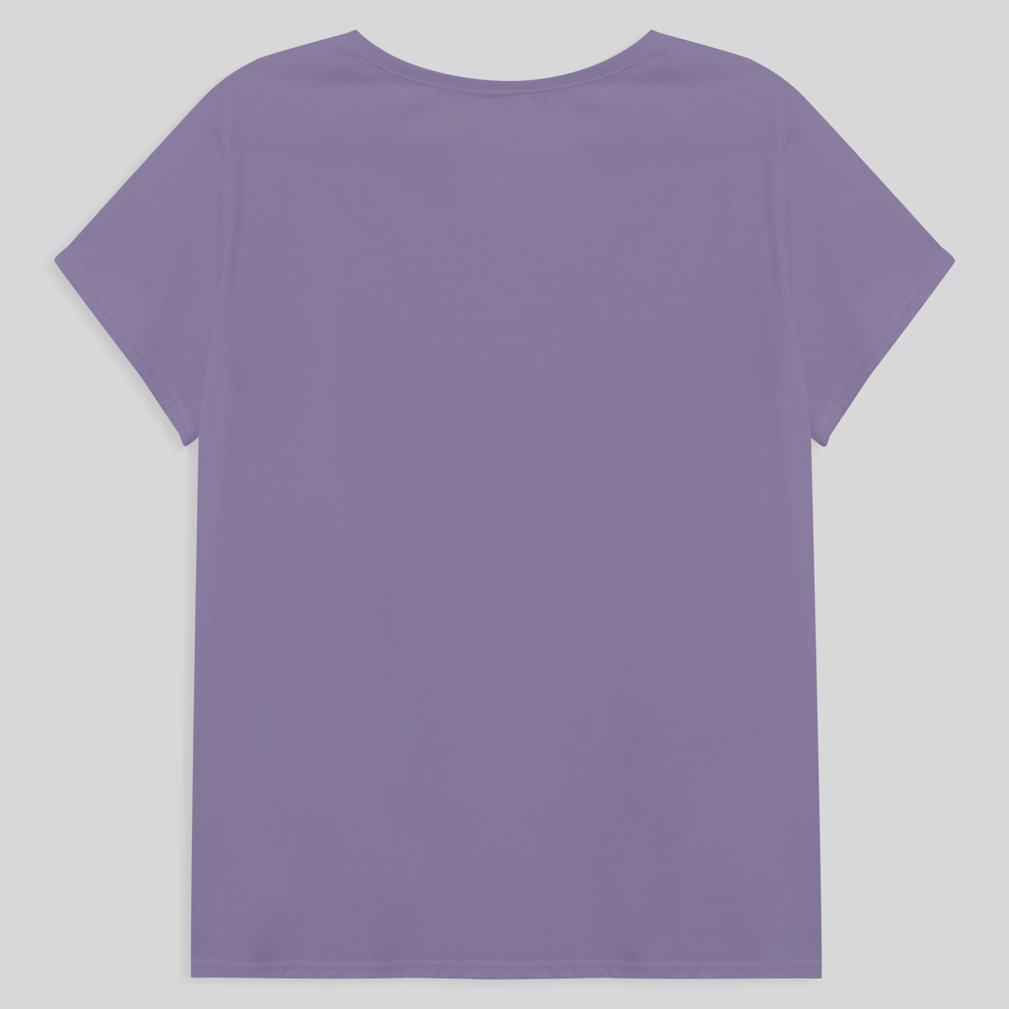 Camiseta Babylook Algodão Premium Plus Feminina - Lilás