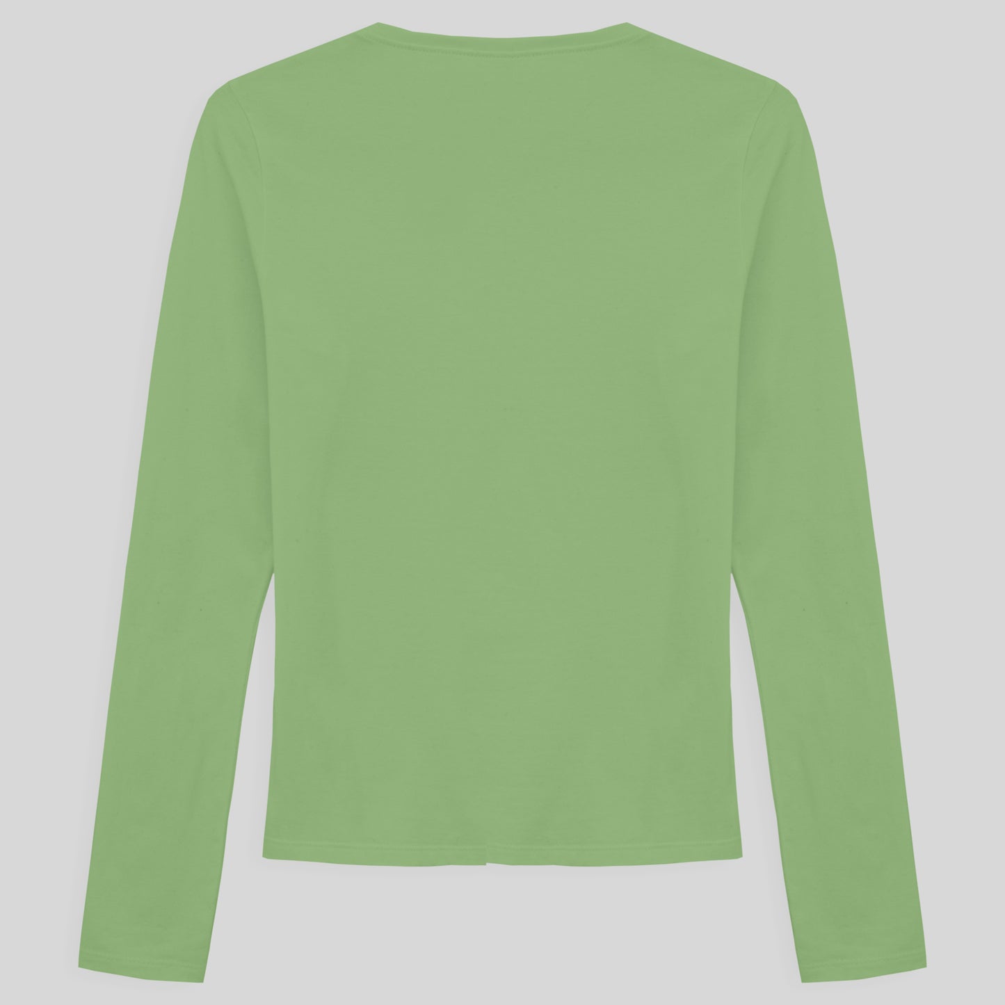 Camiseta Slim Manga Longa Feminina - Verde Jade