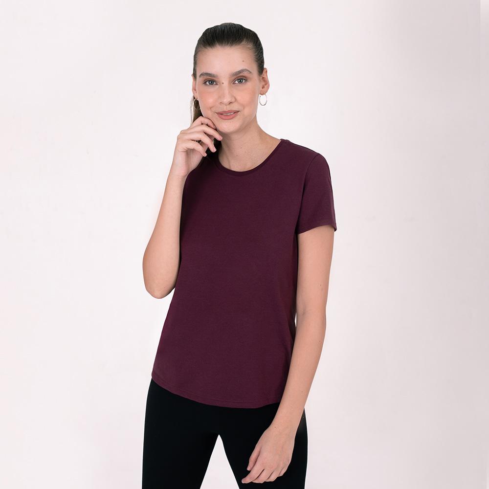 Camiseta Básica Feminina - Wine