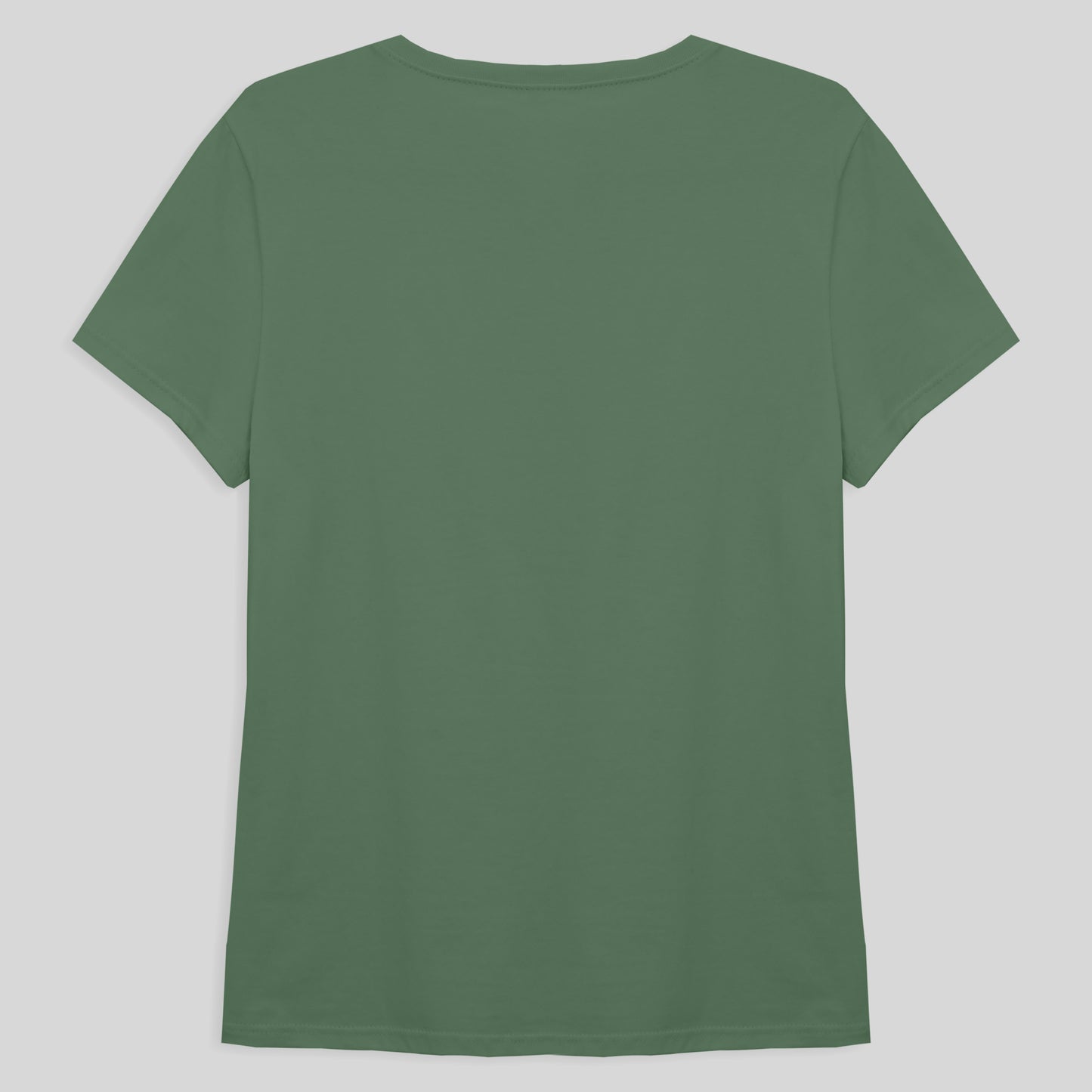 Camiseta Básica Feminina - Verde Oliva