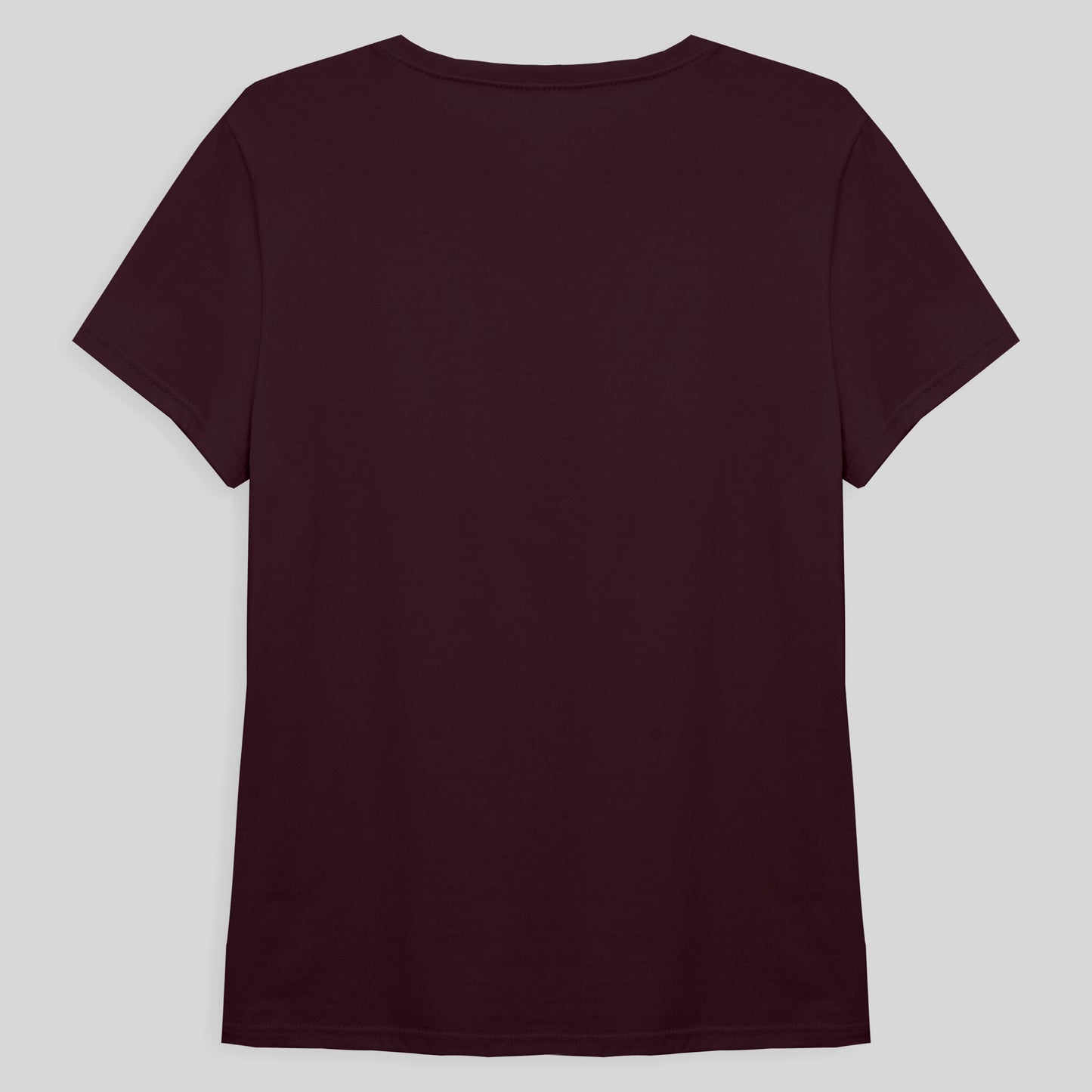 Camiseta Básica Feminina - Vermelho Vinho