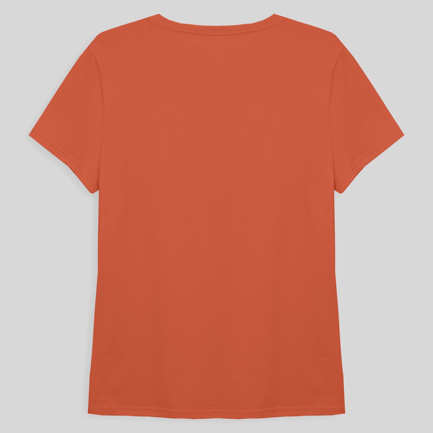 Camiseta Básica Feminina - Laranja Coral