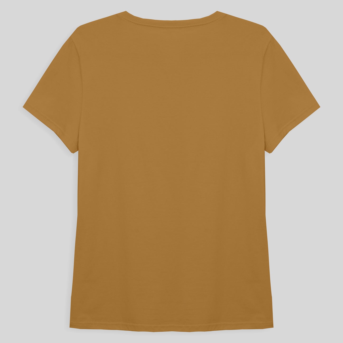 Camiseta Básica Feminina - Ocre