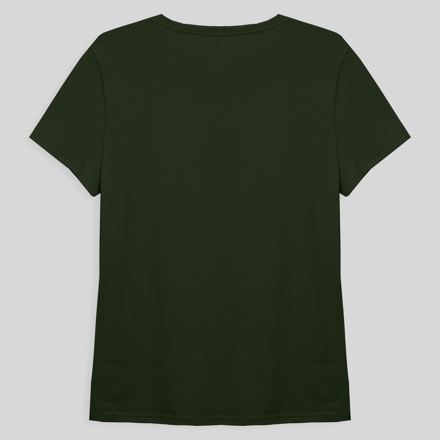 Camiseta Básica Feminina - Verde Selva