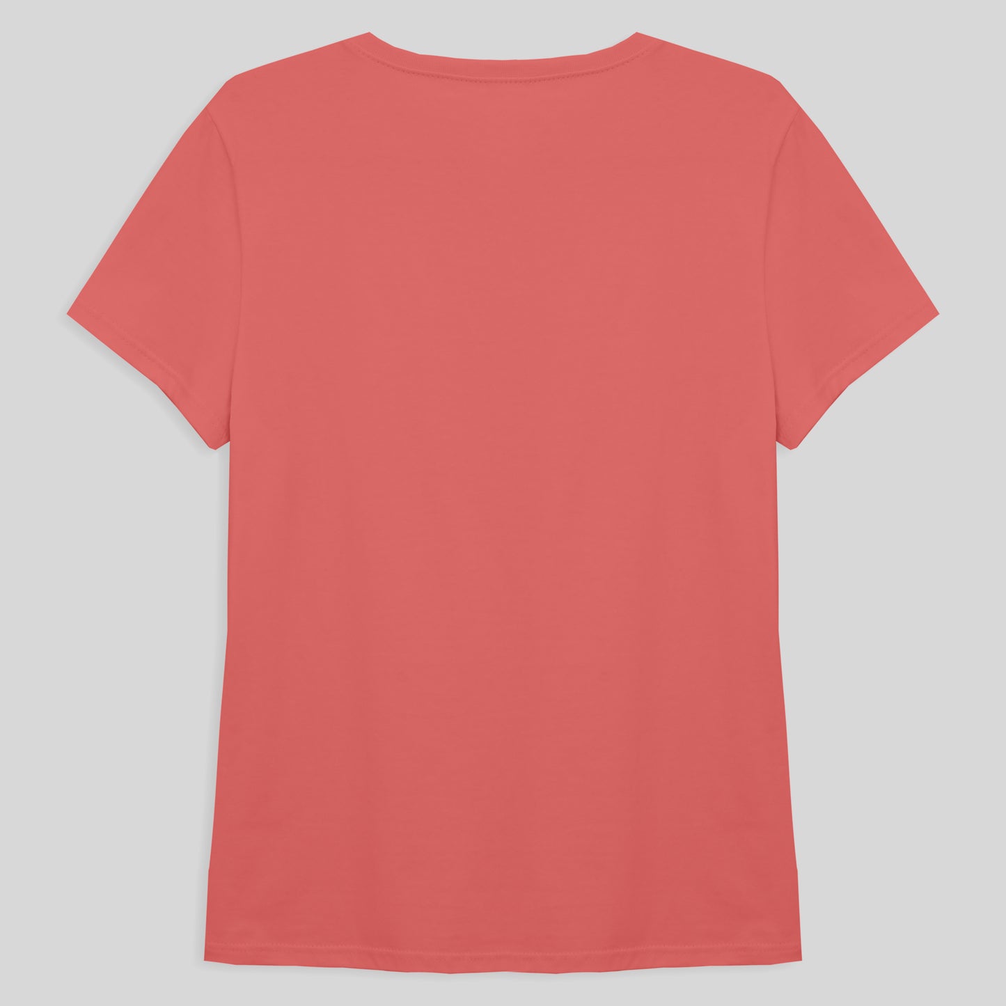 Camiseta Básica Feminina - Rosa Chiclete