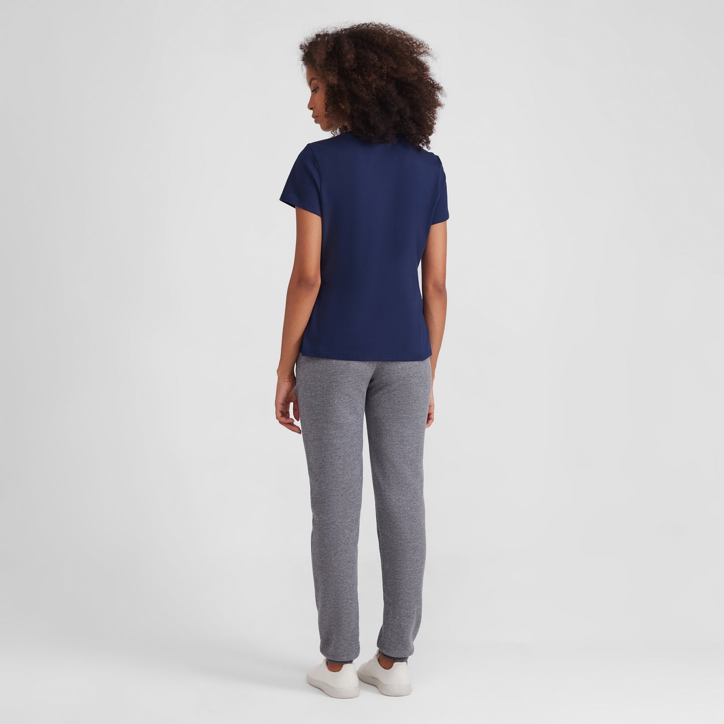 Camiseta Básica Feminina - Azul Marinho