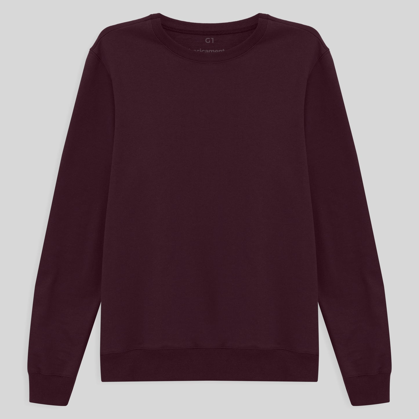 Blusão Moletom Flanelado Plus Feminino - Vermelho Vinho