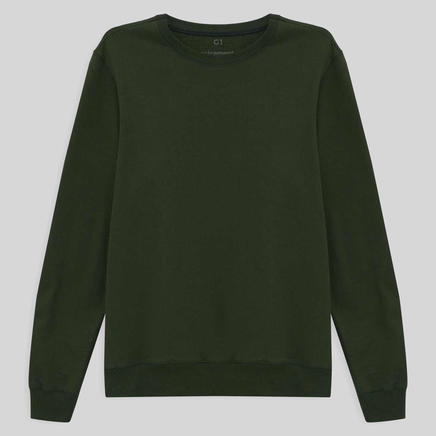 Blusão Moletom Flanelado Plus Feminino - Verde Selva