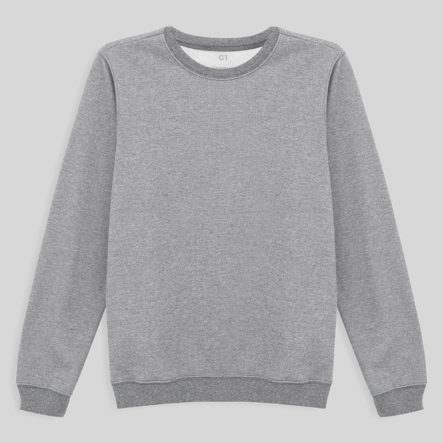 Blusão Moletom Flanelado Plus Feminino - Mescla Claro