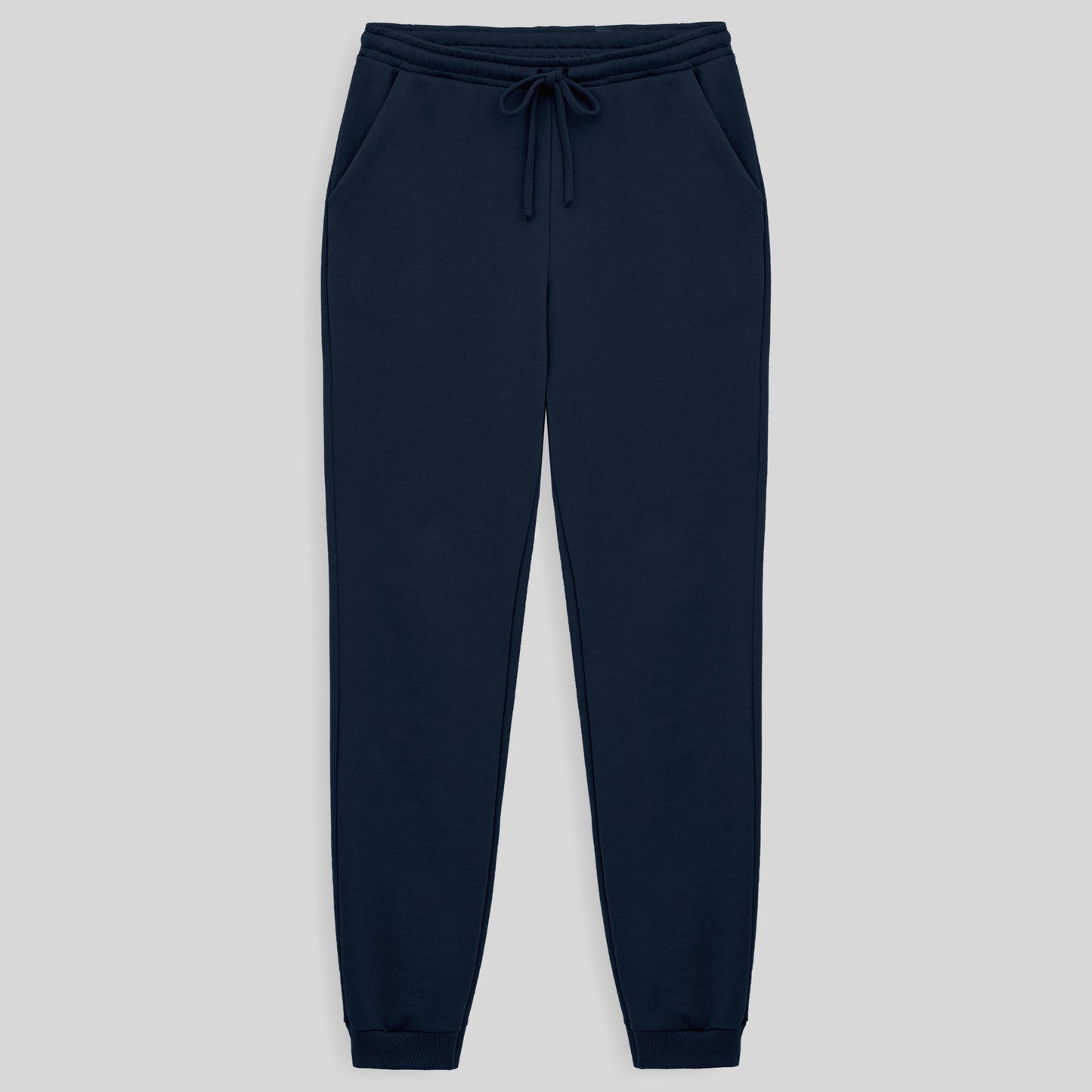 Calça Jogger Moletom Flanelado Feminina - Azul Marinho