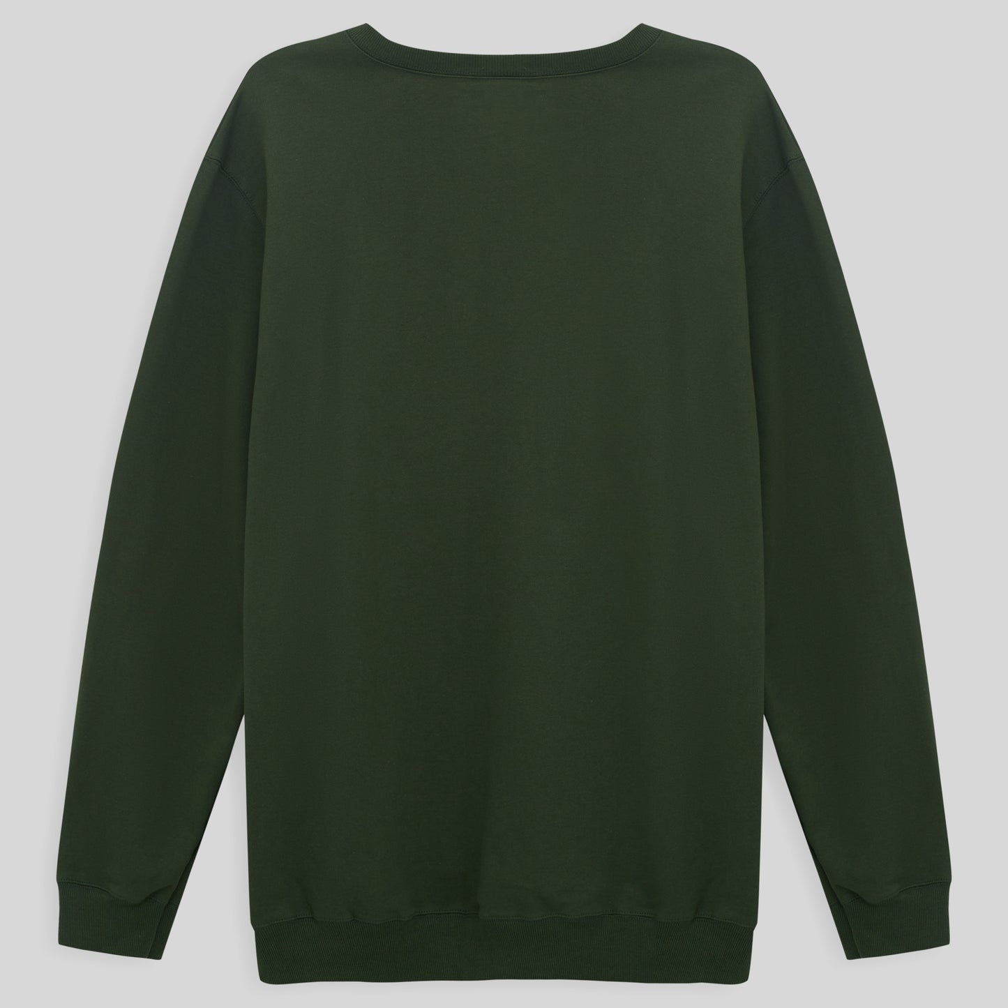 Blusão Moletom Flanelado Plus Masculino - Verde Selva