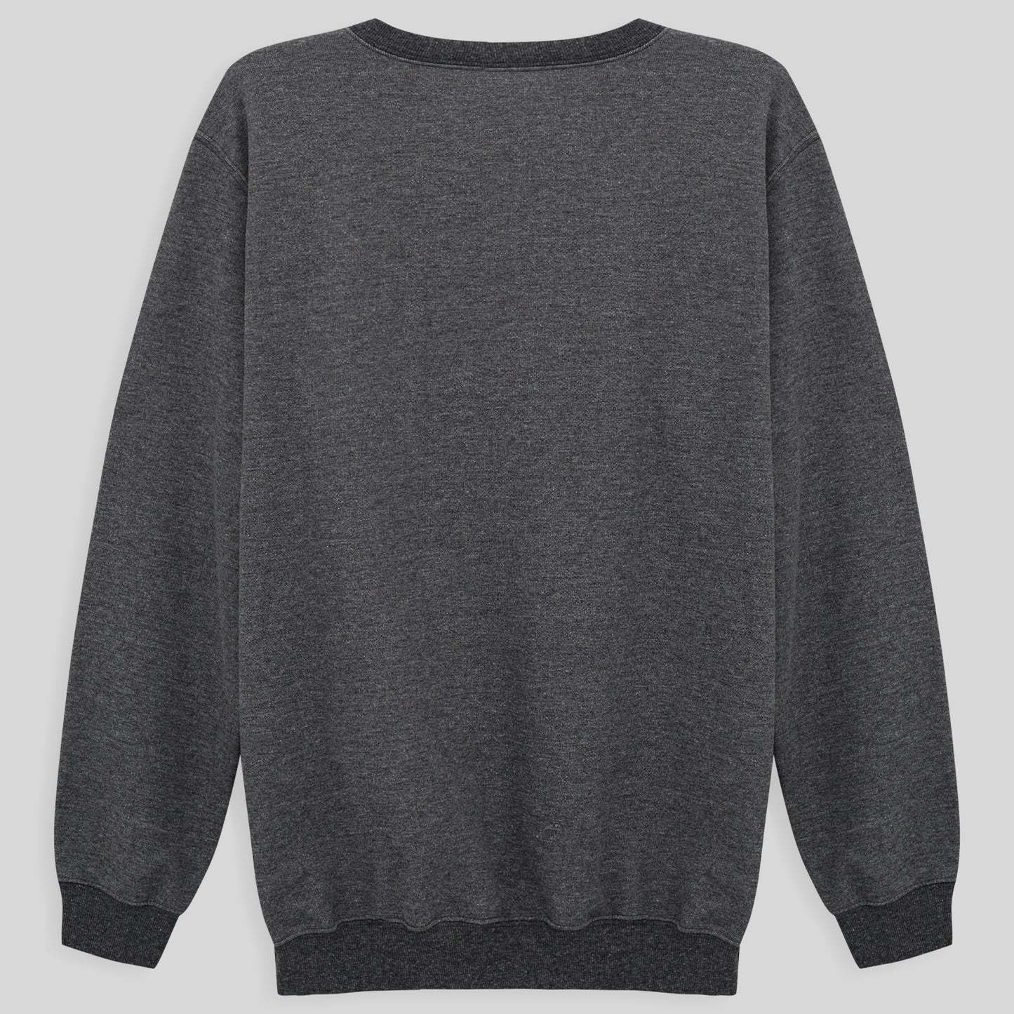 Blusão Moletom Flanelado Plus Masculino - Mescla Escuro