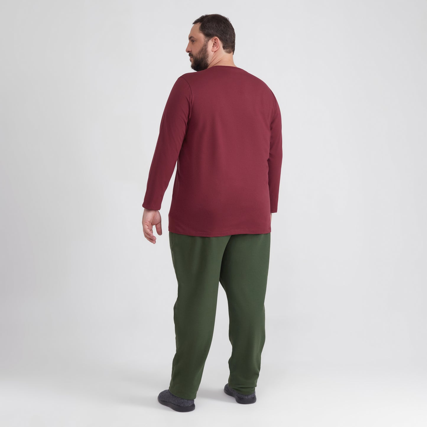 Jaqueta Moletom Flanelado Plus Masculina - Verde Selva