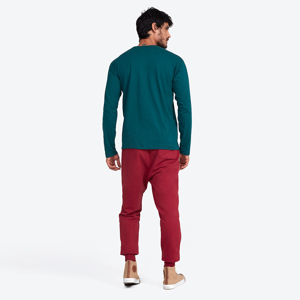 Camiseta Básica Manga Longa Masculina - Jasper