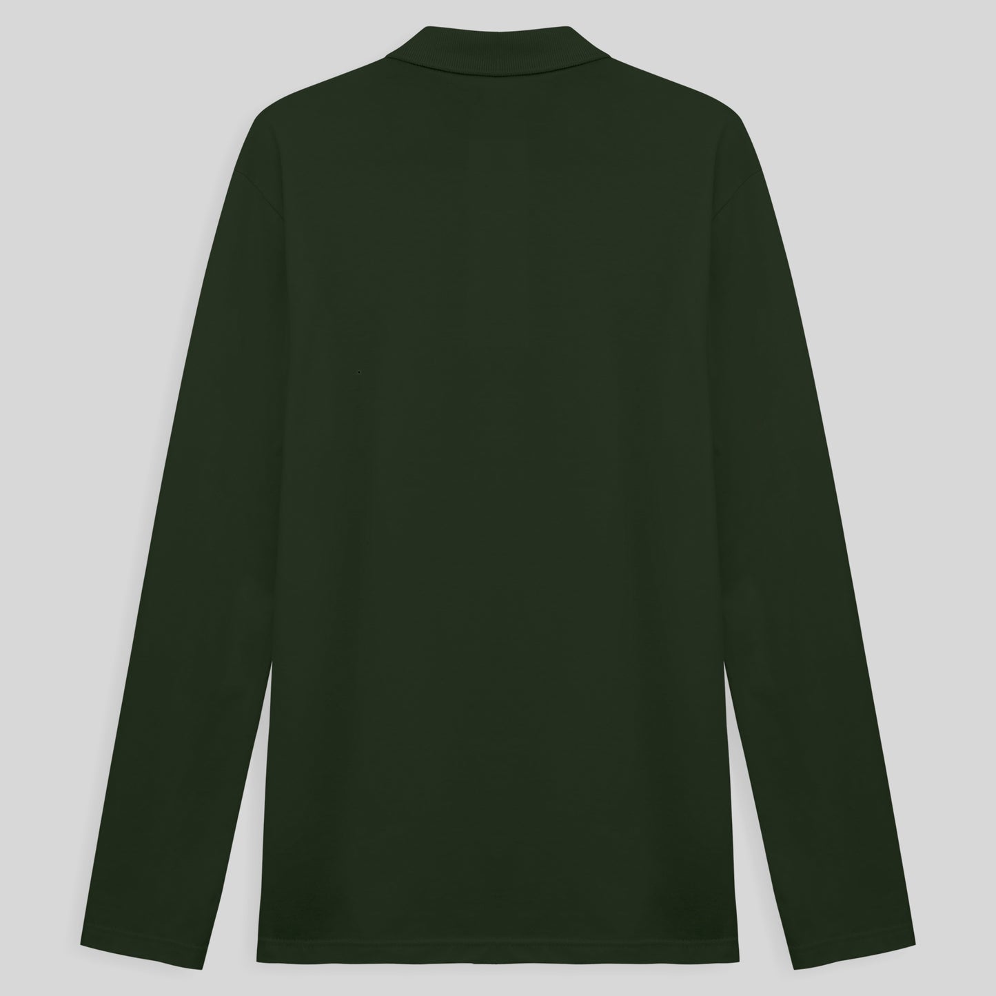 Camisa Polo Manga Longa Masculina - Verde Selva