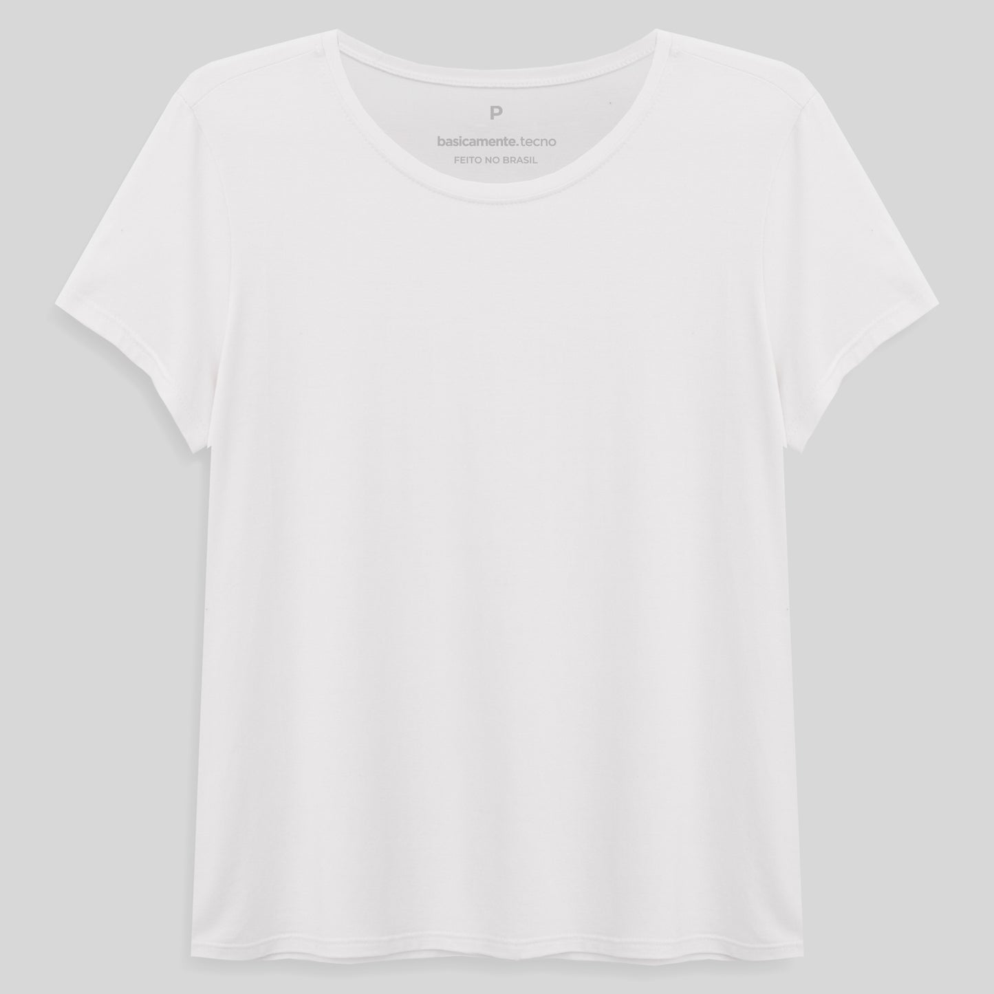 Tech T-Shirt Modal Gola C Feminina - Branco
