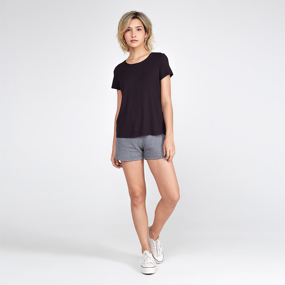 Tech T-Shirt Modal Gola C Feminina - Preto
