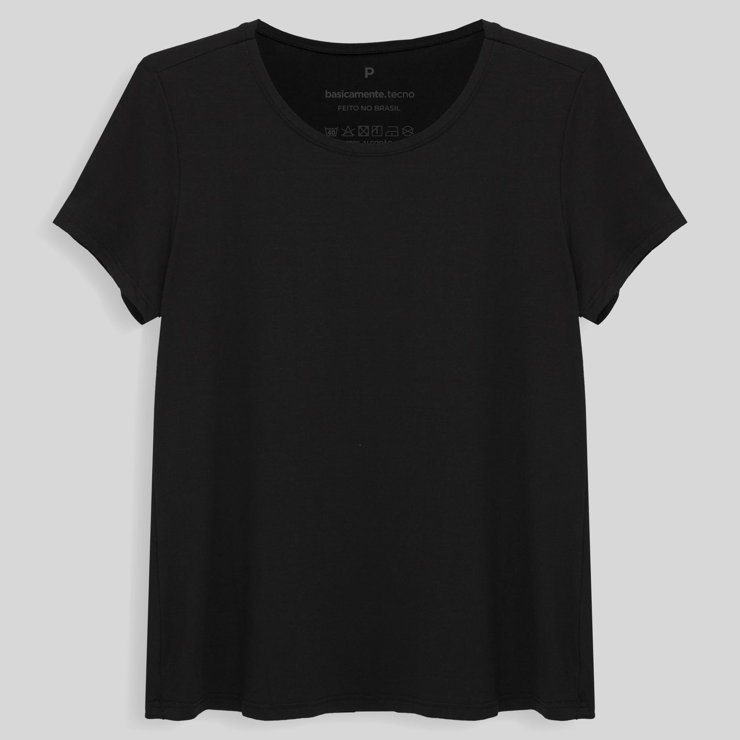 Tech T-Shirt Modal Gola C Feminina - Preto