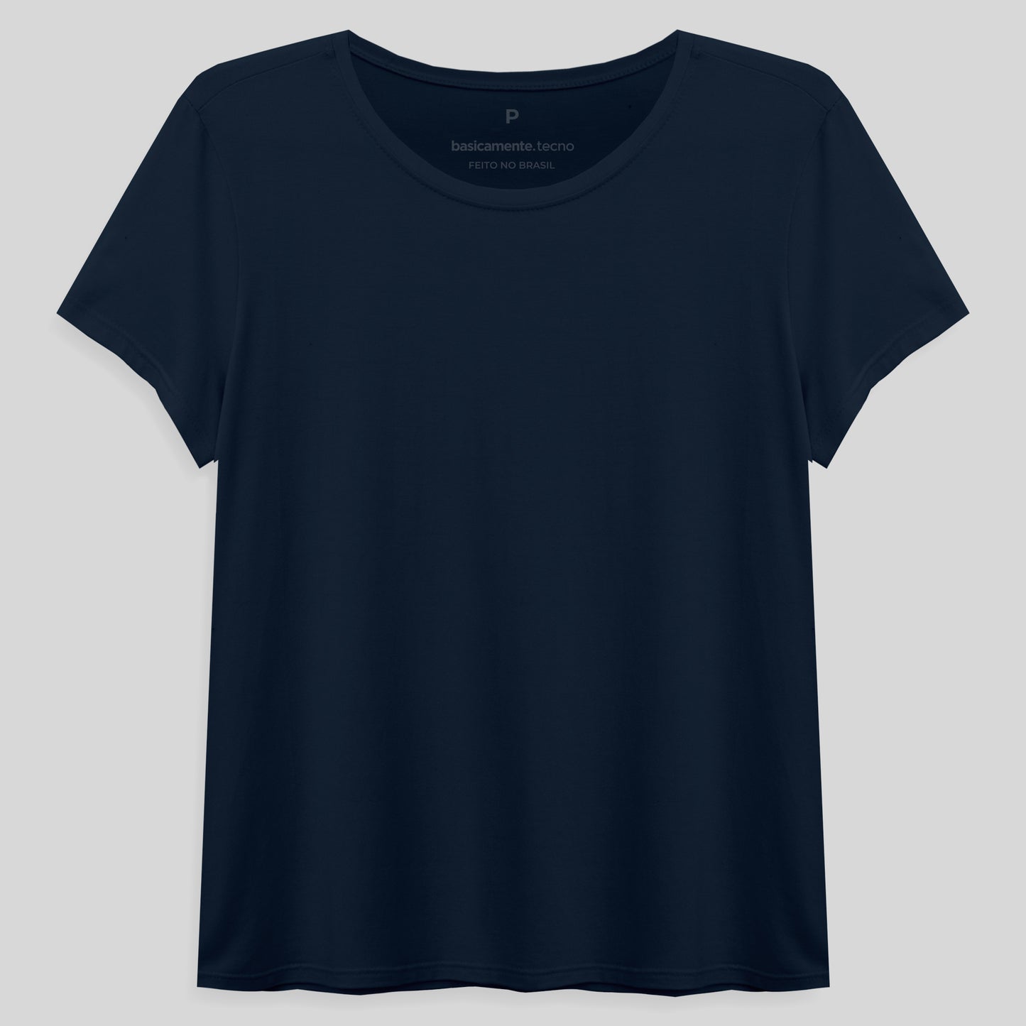 Tech T-Shirt Modal Gola C Feminina - Azul Marinho