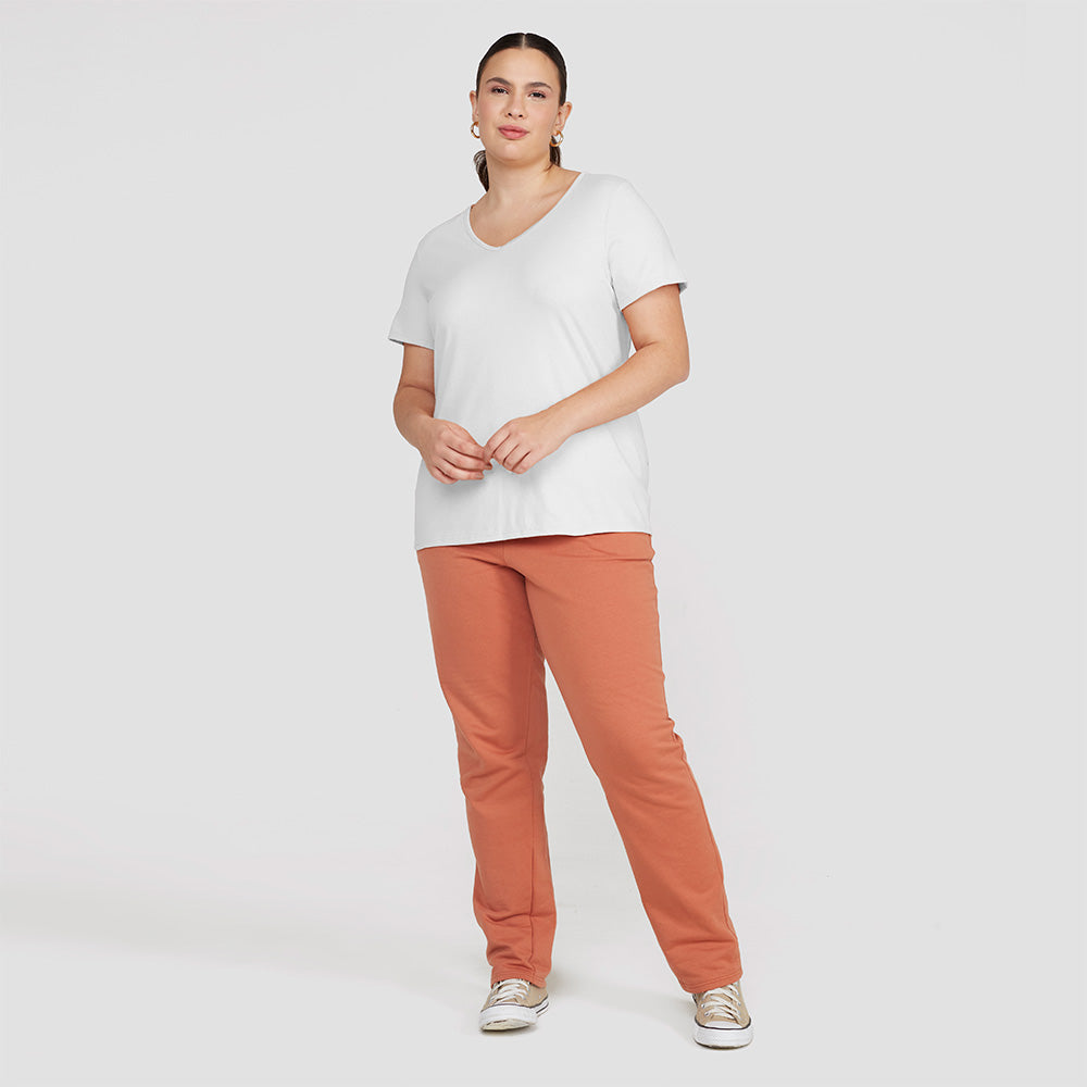 Tech T-Shirt Modal Gola V Plus Feminina - Preto