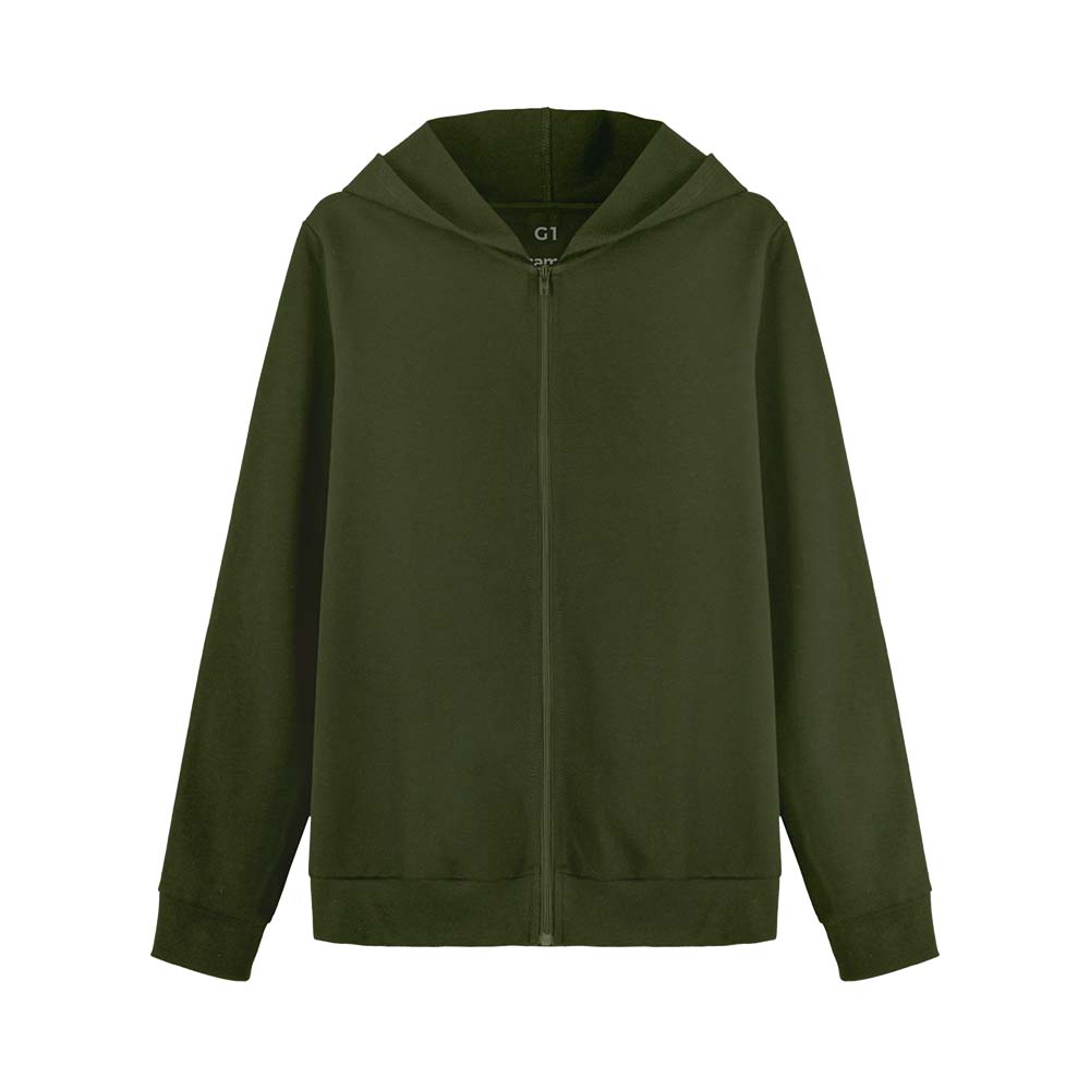 Jaqueta Capuz Plus Feminino - Verde Militar