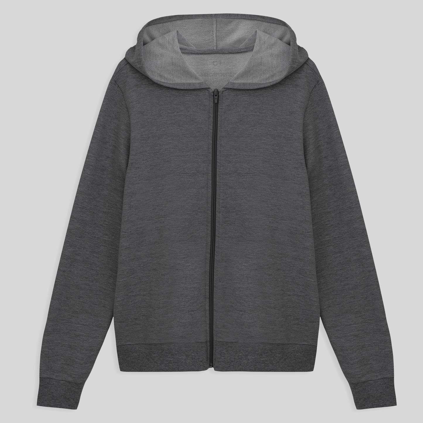 Jaqueta Capuz Plus Feminino - Mescla Escuro