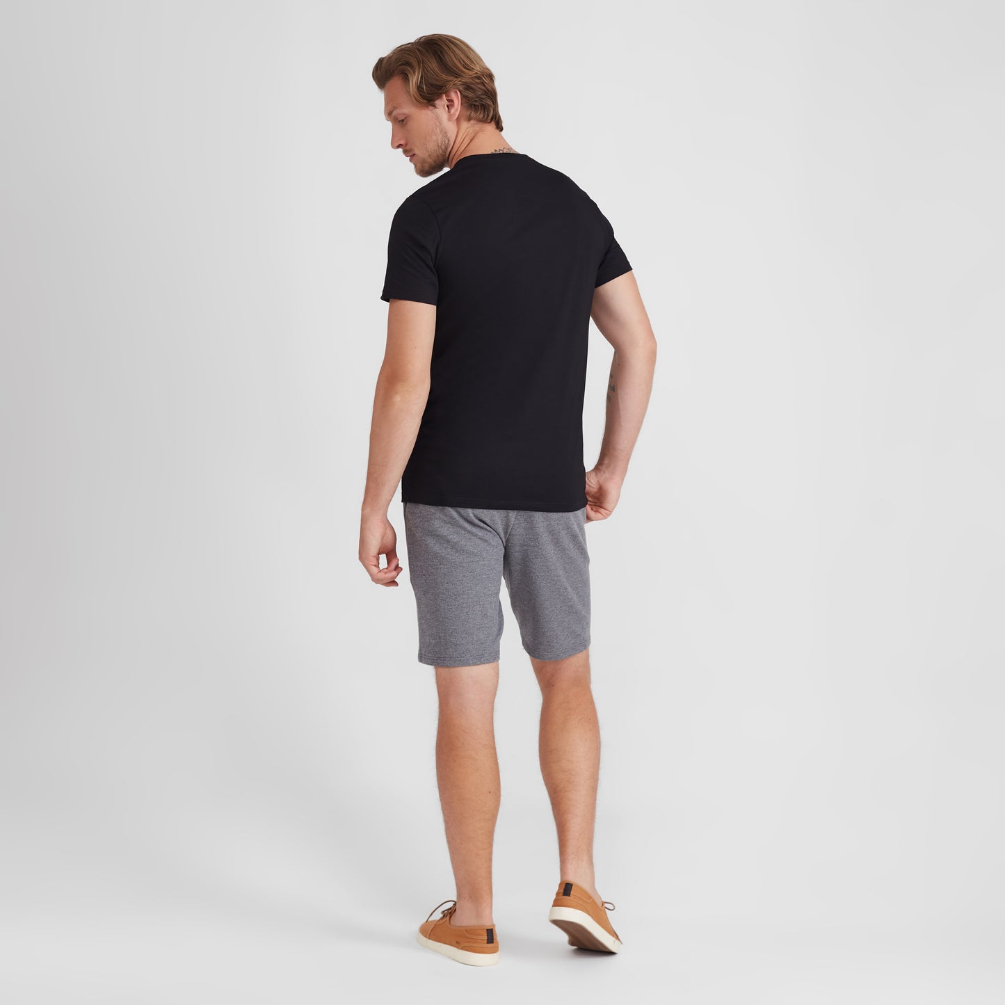 Camiseta Slim Masculina - Preto