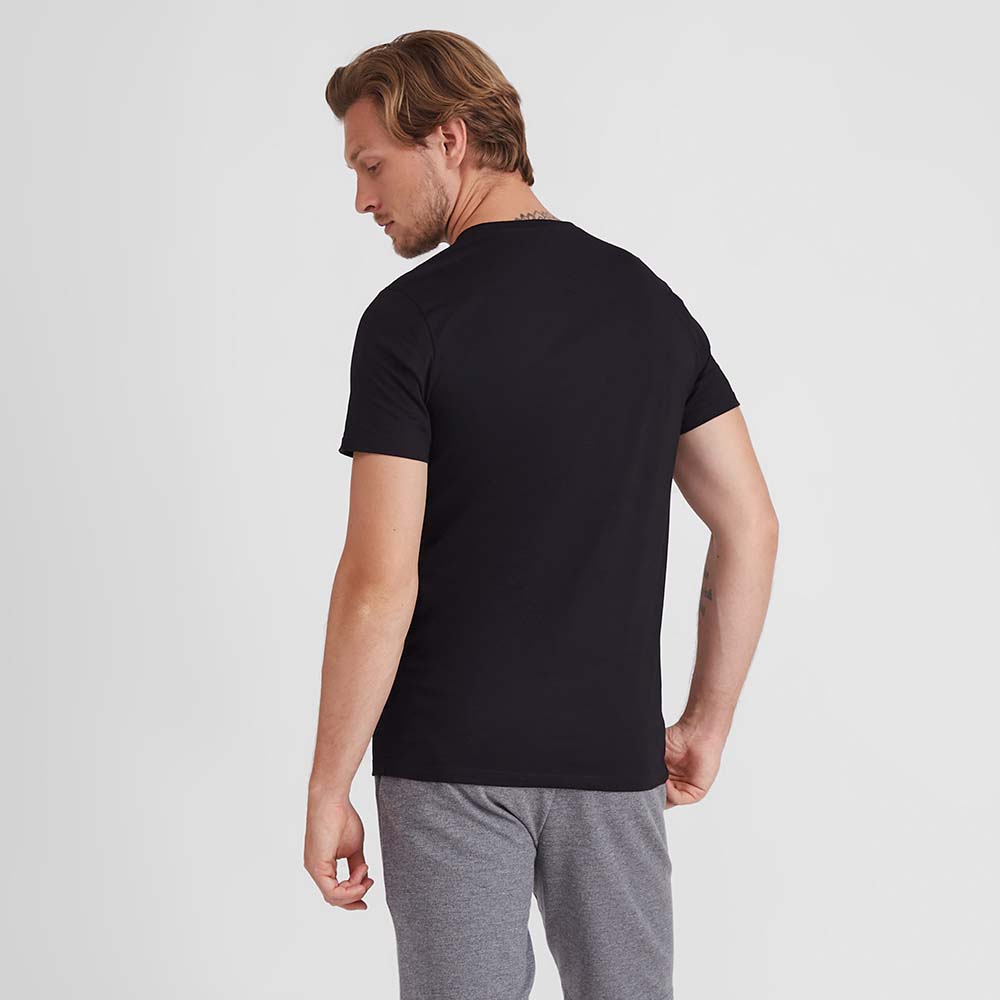 Camiseta Slim Masculina - Preto