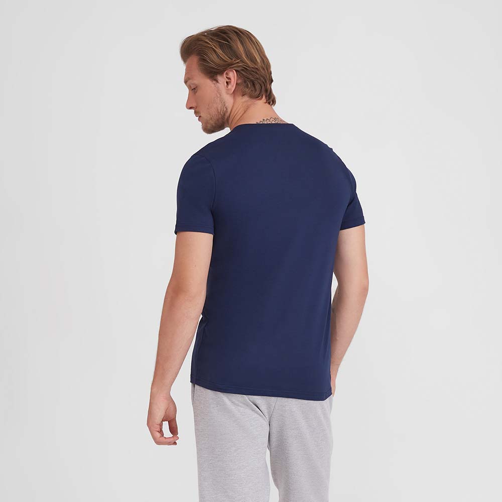 Camiseta Slim Masculina - Azul Marinho